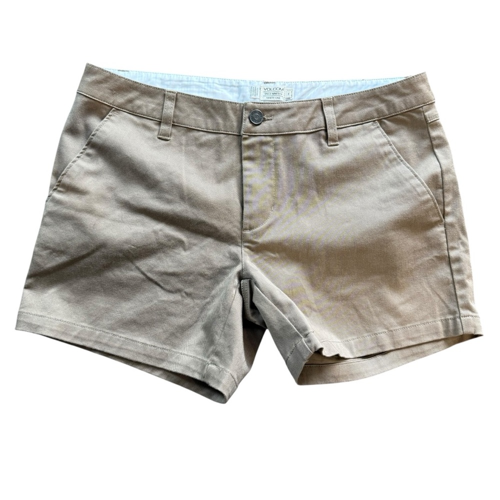 Volcom Khaki Casual shorts size 7 NWOT